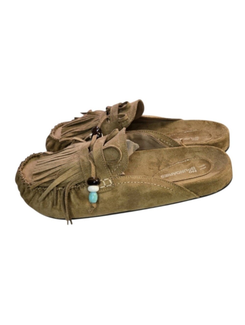 No Boundaries Women's Fringe Slip On Moccasin in Brown, Size 11 NWT!! - Picture 6 of 7